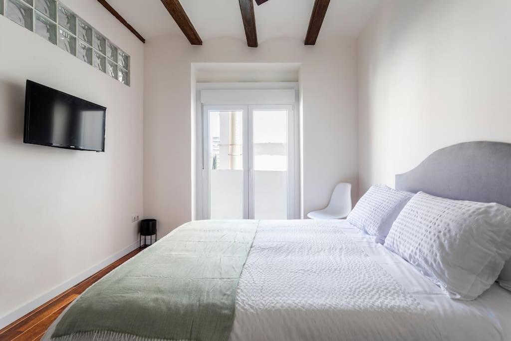 7P Centrico Piso Con Encanto Valencia Bagian luar foto